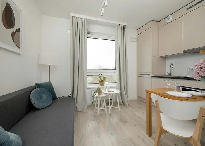 Apartament Bright&modern Kępa Mieszczańska By Renters